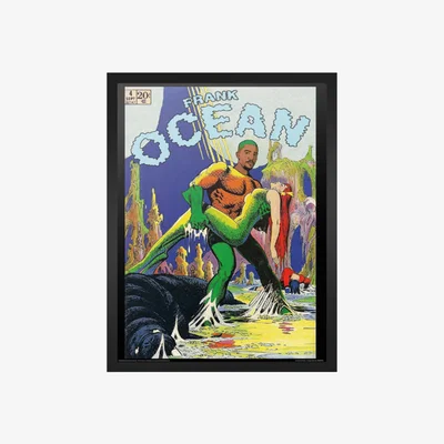 The Range Dangerous MCs Frank Ocean Framed Print 30x40cm - colorful