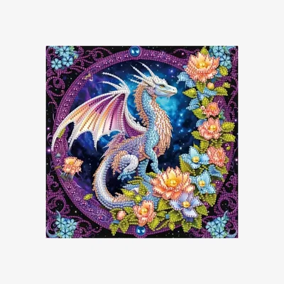 The Range Floral Chinese Dragon Diamond Painting Kit - Multi