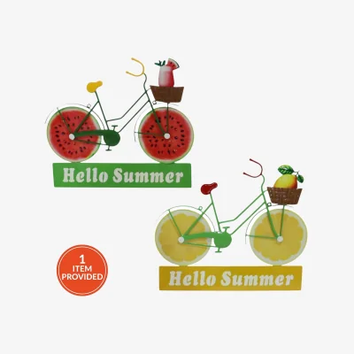 The Range Indoor and Outdoor Fruity Welcome Bike Sign