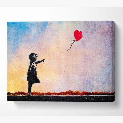 The Range Love Heart Balloon Sunset - Yellow / Medium 20 x 32 Inches