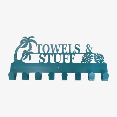 The Range Indoor and Outdoor Towels and Stuff Hooks - Blue