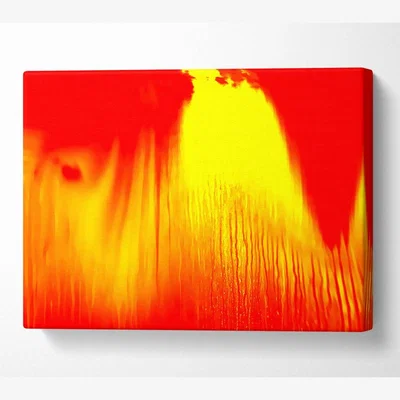 The Range Malton Inferno Canvas Print Wall Art - Yellow / 66.04cm