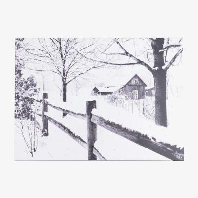 The Range Snowy Scene LED Canvas