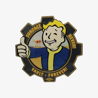 The Range Fallout Vault Boy Resin Plaque - Multicolour