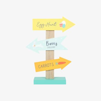 The Range Easter Egg Hunt Directional Sign - Follow the Arrows! - Multicolour