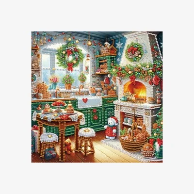 The Range Christmas Kitchen Diamond Painting Kit - Multi