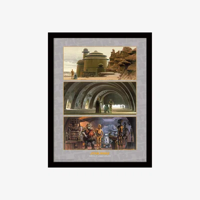 The Range Star Wars (Arrival at Jabba's Palace) Framed Print