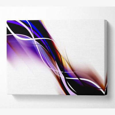 The Range Intertwined Colours Canvas Print Wall Art - Yellow / 50.8cm