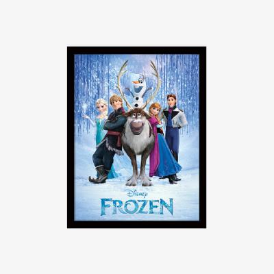 The Range Frozen (Cast) Framed Print