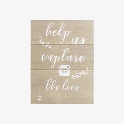 The Range Capture The Love Standing Sign - Natural