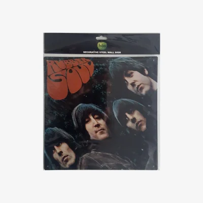 The Range The Beatles Rubber Soul Album Cover Steel Plaque - Multicoloured