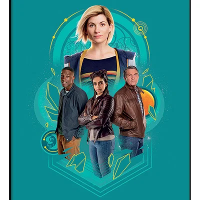 The Range Doctor Who (Geometric Group) Framed Print