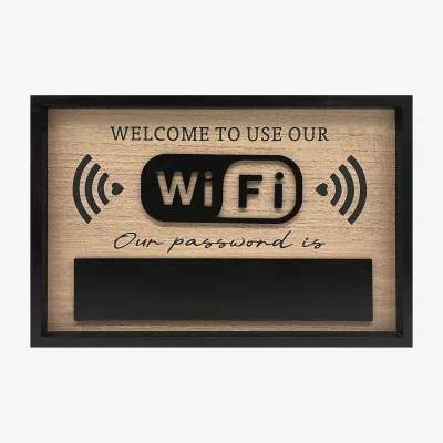 The Range WiFi Wood Effect Sign