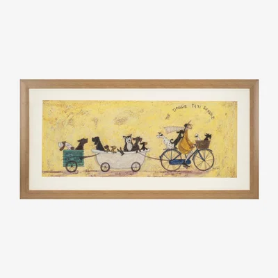 The Range Sam Toft The Doggie Taxi Service Canvas