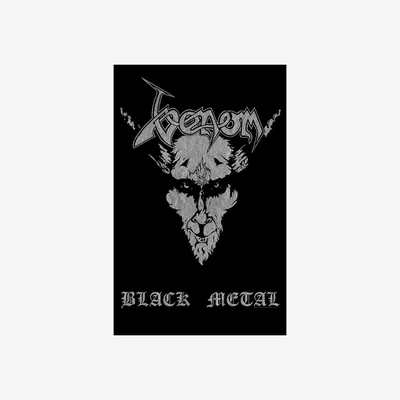 The Range Venom Black Metal Textile Poster - Black/Grey