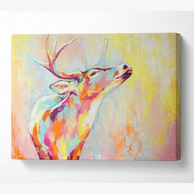 The Range The Stag Looking Ahead - Yellow / Extra Large 32 x 48