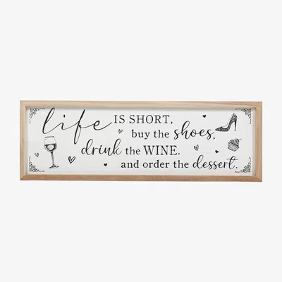 The Range Rustic Fun Quote Framed Plaque