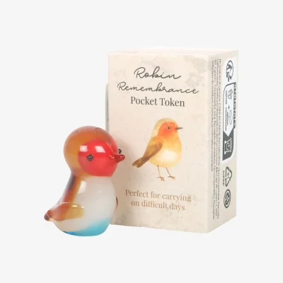 The Range Something Different Robin Remembrance Pocket Tokens (Pack of 24) - Multicoloured