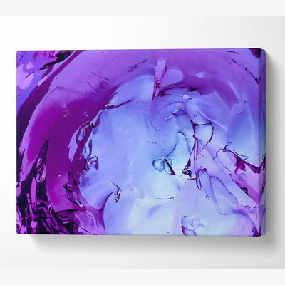 The Range Liquid Infusion Canvas Print Wall Art - Yellow / 101.6cm