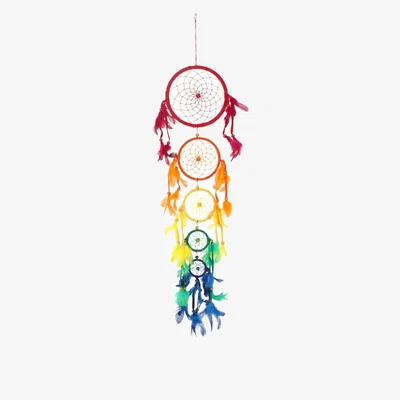 The Range Rainbow Boho Dreamcatcher Inspired By Native American Culture - Multicolor