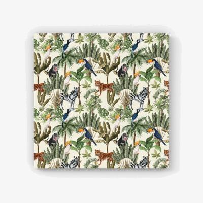 The Range Exotic Trees And Animals HD Metal Print - Green / 30cm