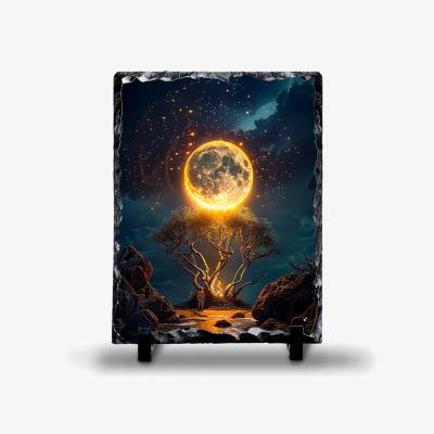 The Range Moon and Stars Rock Slate - Slate