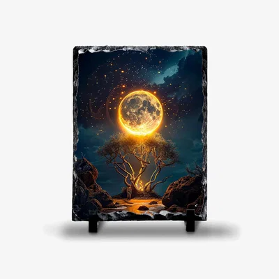 The Range Moon and Stars Rock Slate - Slate