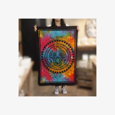 The Range Cotton Wall Art Hamsa Hand MultiColor - Multicolor