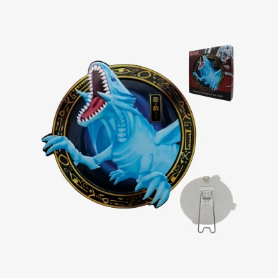 The Range Dragon Resin Plaque - Blue