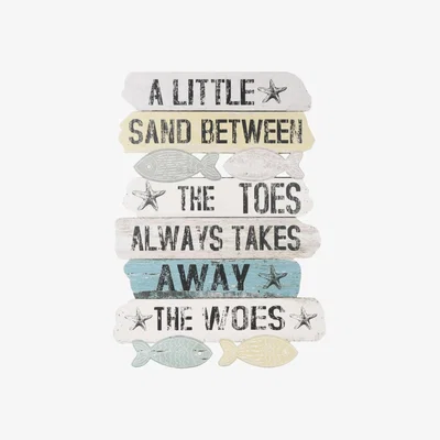 The Range Sand Between Toes Plaque
