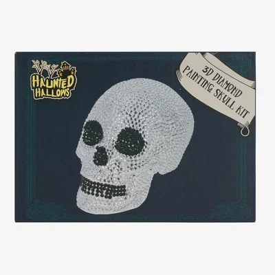 The Range 3D Diamond Painting Skull Kit - White