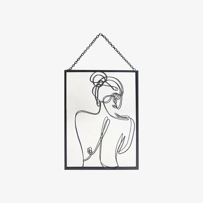 The Range Nude Figure Mirrored Wall Art