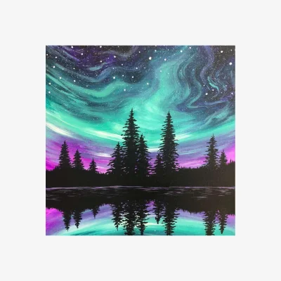 The Range Northern Lights Diamond Painting Kit - Multi