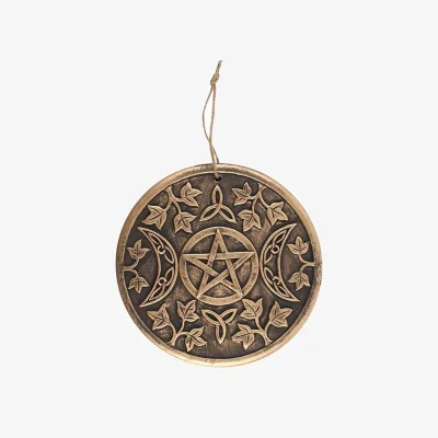 The Range Something Different Triple Moon Terracotta Plaque - Copper