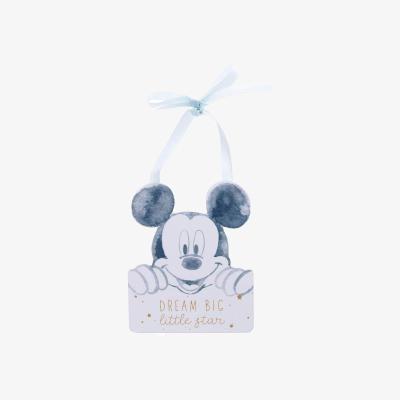 The Range Disney Mickey Mouse Dream Big Little Star MDF Hanging Decoration Blue - Blue