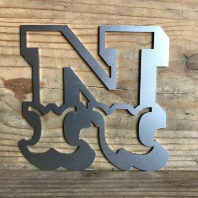 The Range Carnival steel metal letter 5 inch N - GALVANISED