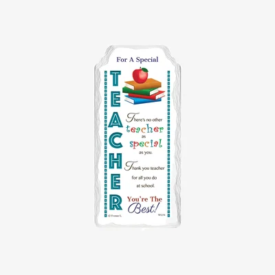 The Range Thank You For a Special And Best Teacher Sentimental Handcrafted Ceramic Plaque - Multi