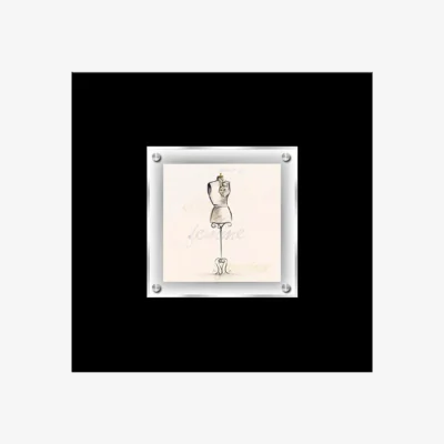 The Range Boudoir Mannequin 1 Framed Wall Art - Black