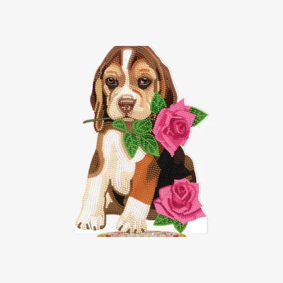 The Range Beagle Puppy Diamond Painting Kit - Multi