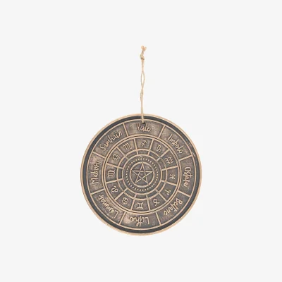The Range Something Different Terracotta Wheel Of The Year Plaque - Bronze
