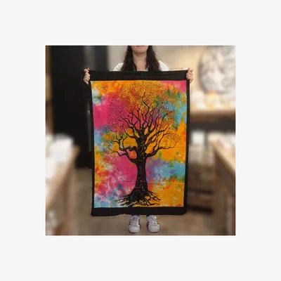 The Range Cotton Wall Art Tree of Strength MultiColor - Multicolor