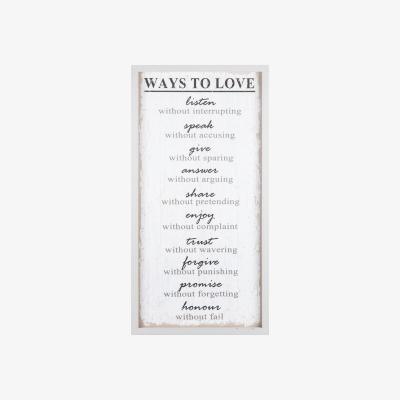 The Range Rules For Love Framed Plaque