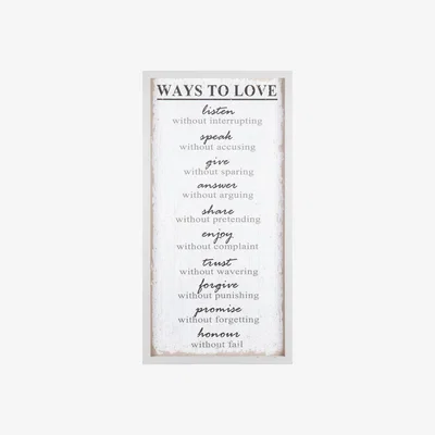 The Range Rules For Love Framed Plaque