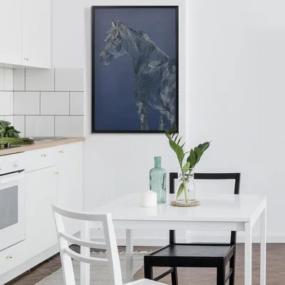 The Range Wall Art Horse Wall Pictures Home Decor for Living Room Bedroom  - Multi-Coloured