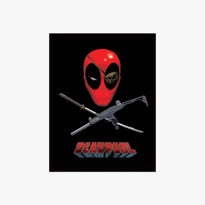 The Range Deadpool (Eye Patch) Framed Print