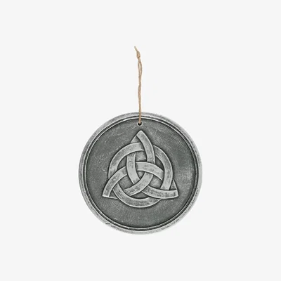 The Range Silver Triquetra Terracotta Plaque  - Silver