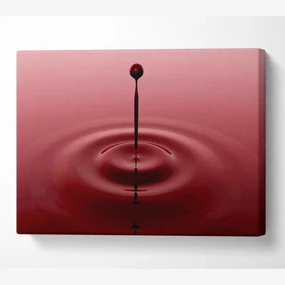 The Range Attention Droplet Canvas Print Wall Art - Yellow / 101.6cm
