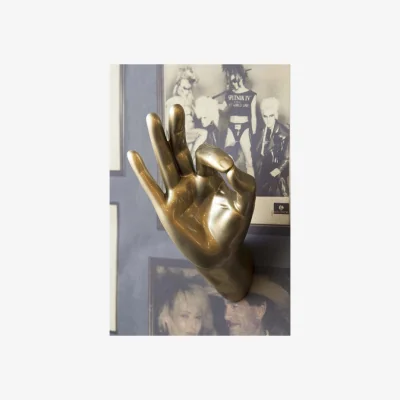 Rockett St George Gold Okay Hand Wall Art & Coat Hook