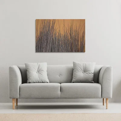 The Range broom stick on the wall Canvas Print - Brown / 152cm / 101cm