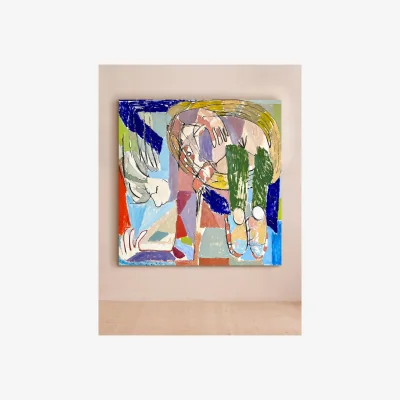 Soho Home 'Jumping through a wreath' by Barbara Kuebel